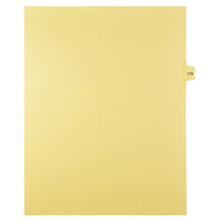 Markmaker - 25 tabs/PQT, 5 PQT/Boite, Intercalaires imprimes Legal, Chamois, 1/15th coupe| format lettre, sans trous, Numero 170-Intercalaires imprimes Legal