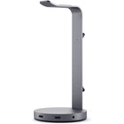 Satechi Headphone StEt w/ USB-C to USB-A - Gris Sidéral-Le port 3,5 mm fournit également un emplacement idéal pour brancher vos écouteurs.