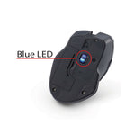 Souris USB-C Blue LED sans fil de Verbatim - Graphite-Le récepteur nano connecte la souris à l’ordinateur - ultra petit et de forme profilée ne risquant pas l'accrochage