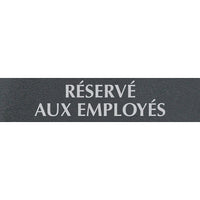 Headline Sign - Affiche Century Series « Réservé aux employés »-S'agence bien avec le décor du bureau  
