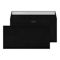 Blake - Enveloppes d'invitation noire Black Creative Color Color - 4 1/2 po l x 9 po L - Jet Black - Paquet de 25-Jet Black