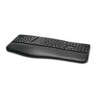 Clavier ergonomique sans fil Kensington Pro Fit, noir-Le repose-poignet intégré permet de soutenir, d’amortir et d’apaiser les poignets.