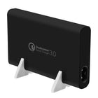 Adaptateur secteur universel Aluratek avec ports USB Type-C et QC 3.0, 8,5 "x 5,5" x 2,25 ", noir-Port de recharge USB 5V/2A