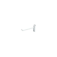 Can-Bramar – Crochet métallique à robustesse standard pour panneau à lattes à fixation à encoche – 10 po x 1/4 po – chrome – paquet de 20-Crochet métallique standard de 10 po x 1/4 po pour panneau à lattes à fixation à encoche.