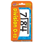 Trend Enterprises Pocket Flash Cards, Division 0 - 12, 504 Pack-Maîtrisez les faits de division jusqu'à 12. Équations de chaque côté avec les réponses en petits caractères au verso.