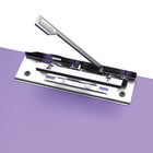 Davis Group Planchette a pince indispensable a levier Lettre, paquet de 10 – Violet-Polypropylène sans PVC