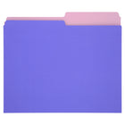 Merangue - Chemises à fiches - Format lettre - Peinture rose - Paquet de 3-Convient aux documents et papiers de format lettre standard
