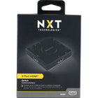 NXT Technologies - Commutateur HDMI à 3 ports, noir-Prend en charge les vidéos haute résolution jusquâ€™à la résolution 4K à 30 ips et la 3D, pour que vous puissiez visionner du contenu avec des détails riches