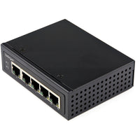StarTech - Industrial 5 Port Gigabit PoE Switch-POWER OVER ETHERNET: le commutateur PoE Gigabit fournit jusqu'à 30 W d'alimentation PSE par port à IEEE 802.3af (PoE) et IEEE 802.3at (PoE+) | Pour des périphériques tels que caméras et points d'accès