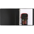 Five Star - Pochette à crayons Stand ‘N Store - 8 po L x 2 po P x x 4-1/2 po l - noir/rouge-6