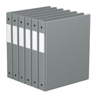 Davis Group Super économie, Reliure à anneaux ronds 1 po, paquet de 6 – Gris-3 Reliure À Anneaux
