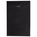 JAM Paper - Enveloppes pour catalogue à extrémité ouverte - 6 x 9 - avec fermeture à fermoir - noir - paquet de 50-Taille: 6 x 9 pouces