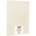 JAM Paper - Papier cartonné Strathmore de format légal, 8,5 x 14 po, 80 lb, vélin ivoire, 50/paquet (17428906)-Papier cartonné blanc ivoire