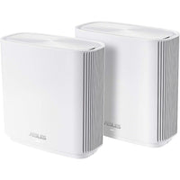 ASUS - Routeur ZenWiFi AX (XT8) AX6600 triibande WiFi 6 (802.11ax), paquet de 2 pour toute la maison, noir anthracite - Blanc-Triple bande haute vitesse