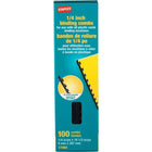 Staples - Bandes pour la reliure, 1/4 po, noires, paq./100-Bandes de reliure à 19 trous ne s'égratigneront pas et ne subiront aucune dégradation  