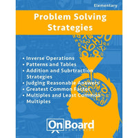 Livre numérique : Problem Solving Strategies for Elementary Students (format PDF, téléchargement pour 1 utilisateur), 6 sujets, 4e à 6e année-1