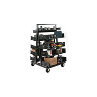 Valleycraft – Chariot Adjust-A-Tray, hauteur globale : 64 po, poids : 120 lb (F8-1814-A3)-Hauteur globale : 64 po