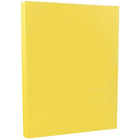 JAM Paper Papier cartonné bristol, fini vélin, 8 1/2 x 11 po, jaune, paquet de 100-Dimensions : 8 1/2 x 11 po