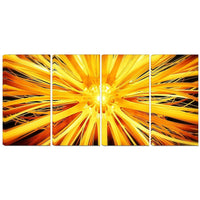 Designart – Art moderne imprimé sur toile, journée ensoleillée, 4 panneaux, (PT3082-271)-Impression