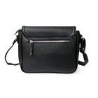 Nicci - Sac à bandoulière moyen avec rabat sur le devant - Noir-Poche arrière zippée