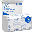 Scott - Essuie-mains Pro Slimfold - Avec technologie Absorbency Pockets pour séchage rapide - Pour les distributrices Kimberly-Clark Professional compatibles - Blanc - Paquet de 24-90 feuilles/paquet