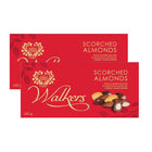 Amandes grillees au chocolat Walkers 240g (paquet de 2)-Amandes entières enrobees de chocolat au lait onctueux