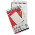 Bloc-sténo de papier épais Hilroy, réglure pâle, 9 po x 6 po, 350 pages-175 feuilles à lignes pâles par cahier