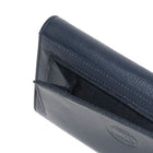 Roots - Femme Grand Portefeuille Pochette avec Chéquier Amovible - Bleu marine-11