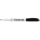 Quartet - Marqueurs effaçables à sec classiques avec brosse sur capuchon magnétique, pointe fine, noir, paquet de 4-Paquet de 4 marqueurs noirs