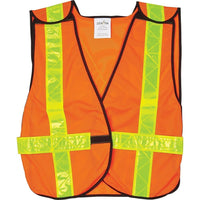 Gilet de signaleur, jaune, SEF093, 12/paquet-Jaune