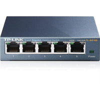 TP-LINK - Commutateur de bureau 10/100/1000Mbps 5 ports (TL-SG105)-Le commutateur de bureau à 5 ports 10/100/1000mbps de tp-link vous facilite la transition à Gigabit Ethernet