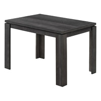 Monarch Specialties - 1166 Table A Manger - 32 po X 48 po /Faux Bois Noir-Table à manger en simili bois avec la touche contemporaine parfaite
