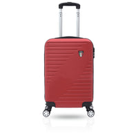 TUCCI Italy - PERCORSO Valise à roulettes 20 po - Rouge-Conçu en Italy