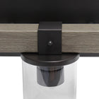 Elegant Designs 40 watts type A19 ampoule à culot moyen lanterne industrielle aspect bois restauré vanité de bain 3 lumières-7