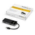 StarTech - Adaptateur USB 3.0 vers HDMI et VGA, Convertisseur d'adaptateur multiport pour deux moniteurs USB Type-A 4K/1080p-HDMI - Audio 7.1