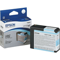 Epson - Cartouche d'encre UltraChrome K3 T580 - Cyan clair-Produisez des photos pour les archives d'une grande fidélité de couleur, d'effet lustré et de résistancce aux égratignures 