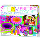 4M -  Steam Kids Tricot Et Crochet De Luxe-L'écharpe mesure 27,5″ de long une fois terminée.