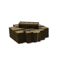 NSS - Boîtes pour pièces de 1 dollar, paq./200-Boîtes ondulées pliables, imprimées en noir
