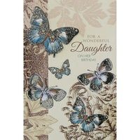 Rosedale - Carte de voeux, fille d'anniversaire, papillon-Imprimé sur papier de qualité couché