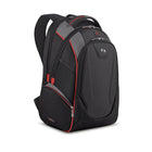 Solo - Sac à dos Active pour ordinateur portable 17,3" - Noir/Rouge-Configuration sangle/poignée : Dos rembourré et sangles de sac à dos pour plus de confort, Poignée de transport rembourrée