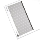 Bindertek - Reliure à 3 anneaux de première qualité - 3 po - blanc-Mécanisme d’ouverture des anneaux fixé au dos de la couverture pour plus de durabilité