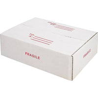 Staples Boîtes d'expédition, 15 x 11 x 4 (po), blanc-Les boîtes restent à plat jusqu'à ce que vous en ayez besoin
