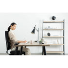Gry Mattr + ergoCentric - Fauteuil de bureau airCentric 3 - Petit Siège - Noir-Dossier à double courbure offrant un support lombaire et latéral
