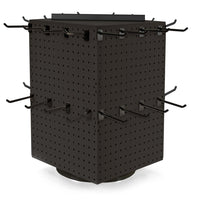 Azar - Tour de cheville interlock avec base et crochets tournants - 14 po x 14 po x 20 po - noir-Vendu en multiples de: 1