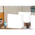 Cloison de bureau Mark Maker, 4 mm d'épaisseur Coroplast blanc 18,5 "H,-Conviennent aux salles de classe, aux bibliothèques et aux cafétérias