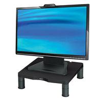 Fellowes - Soulève-moniteur standard, noir (9671201)-Trois réglages de hauteur de 2 po à 4 po