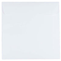 JAM Paper Enveloppes carrées standard avec fermeture gommée, 6 1/2 x 6 1/2 po, blanc, 100/pqt-Blanc