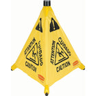SCN Industrial - Cônes De Sécurité À Ouverture Automatique, Trilingue Avec Pictogram-Type d'affichage Vertical