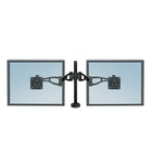 Fellowes - Bras-support double professionnel pour moniteur-Deux bras-support réglables pour moniteur  