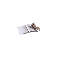 Ashley - Carnet vierge, blanc, 8 haut. x 6 po, 6/p (ASH10700)-Groupe d’âge et niveau : de 3 à 14 ans, de la prématernelle à la 5e année du secondaire